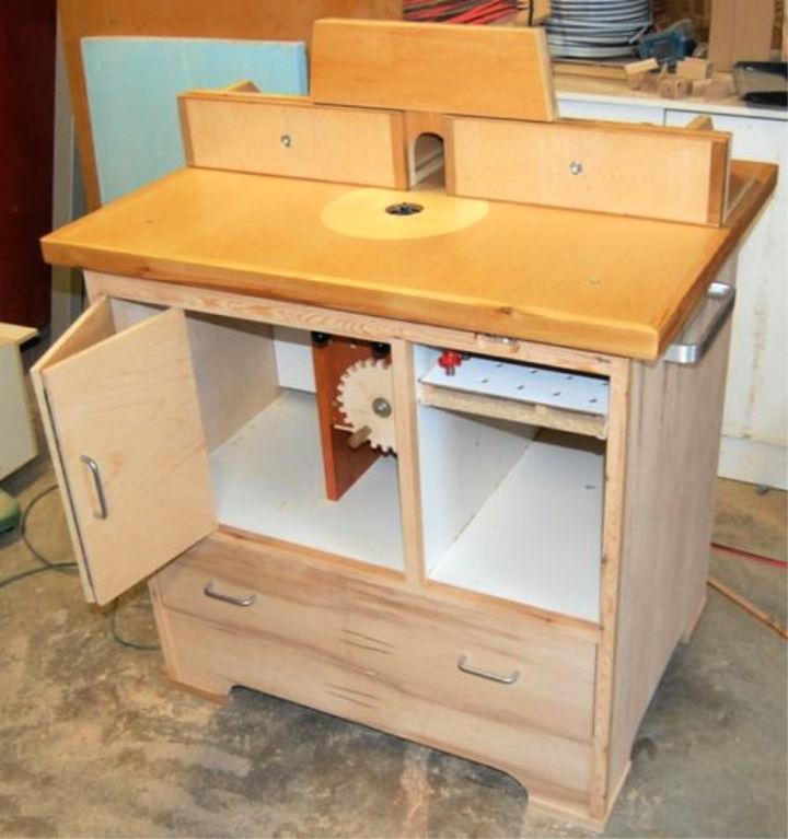 Homemade Rigid Router Table