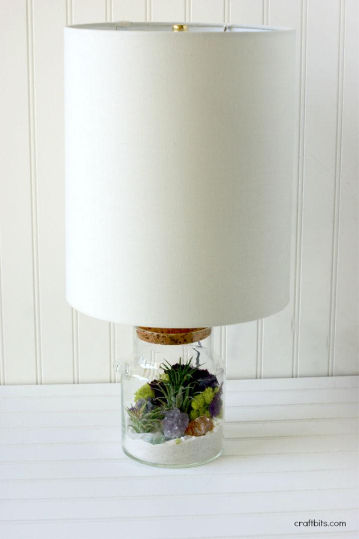 Homemade Terrarium Lamp