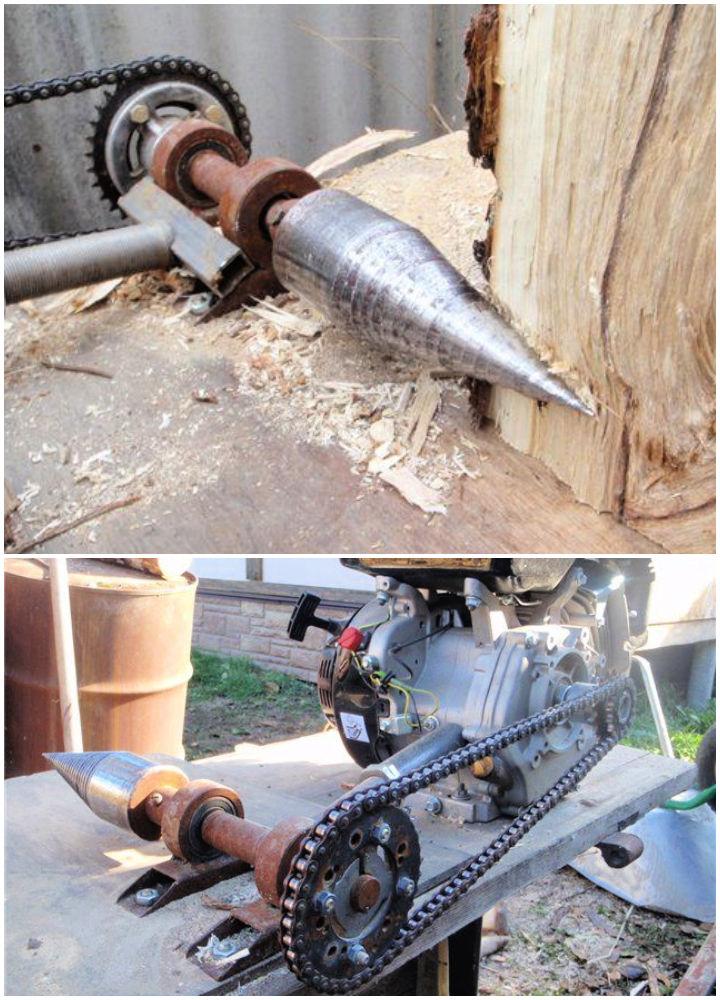 Homemade Unicorn Log Splitter