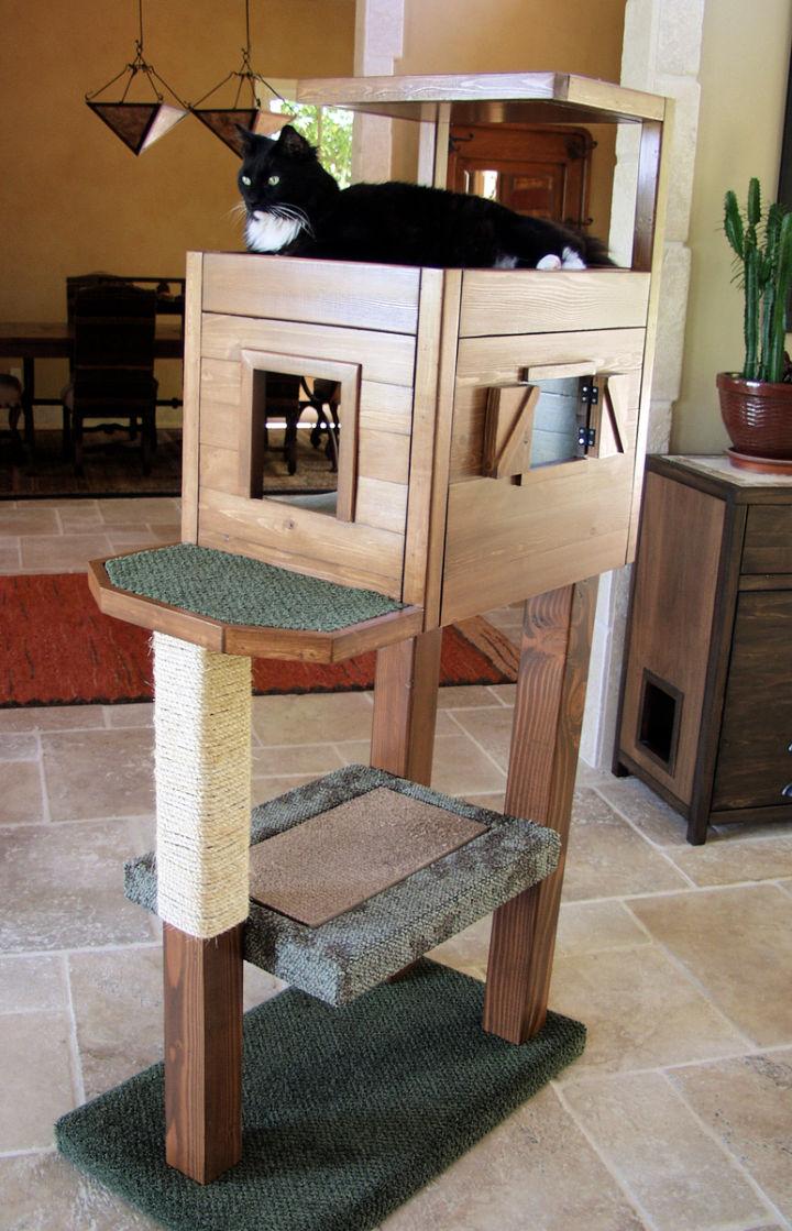 How to Build a Cat Tree House