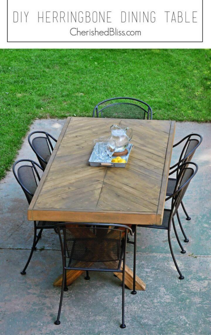 How to Build Outdoor Table