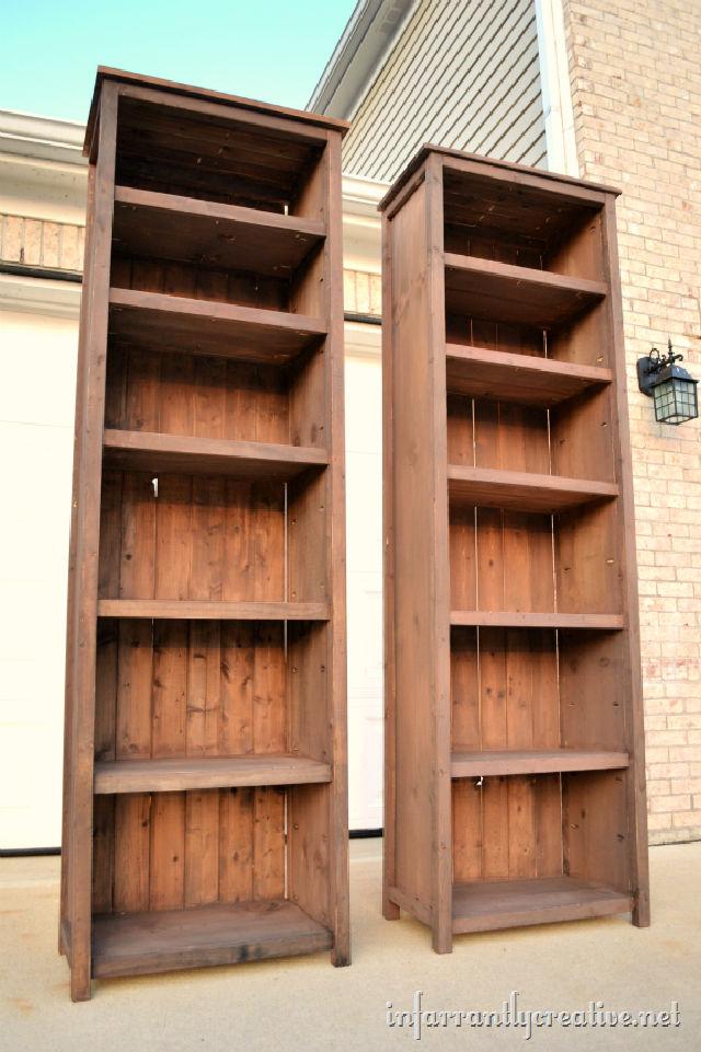 How to Build Wooden Bookshelves