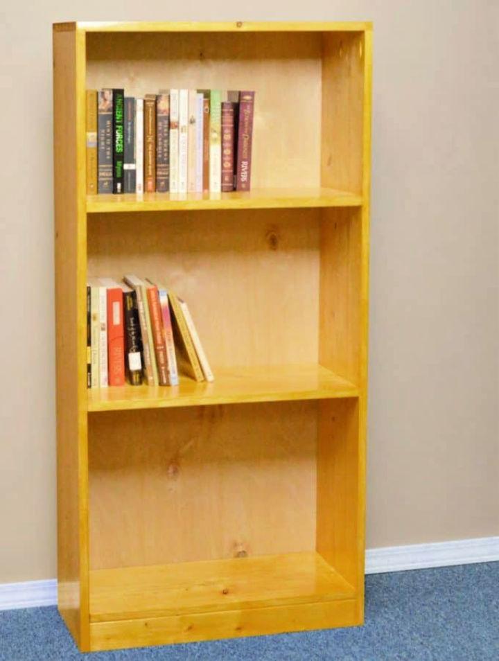 Cool DIY Wooden Bookshelf Design