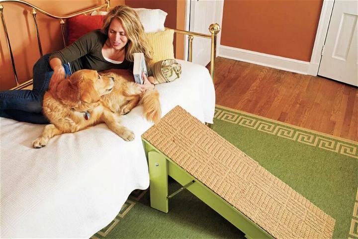 Doggie Bed Ramp With Smart Storage