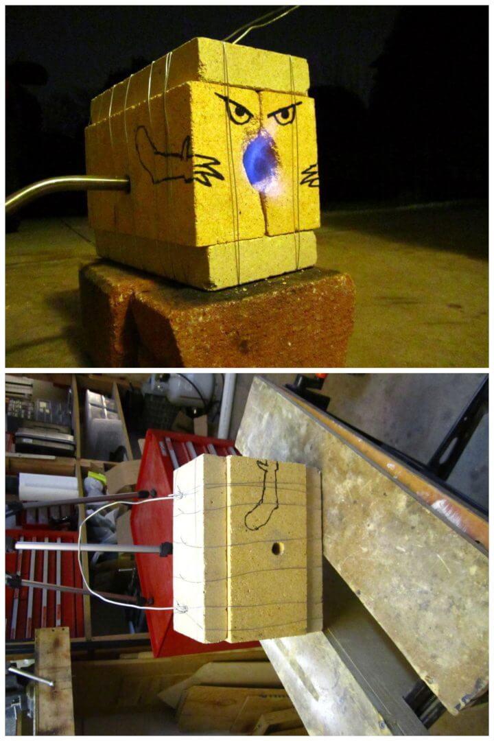 Make This: DIY Fire Brick Blowtorch Forge - ManMadeDIY