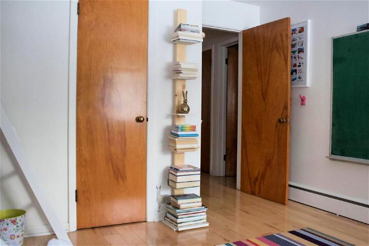 Making a Vertical Wooden Book Tower