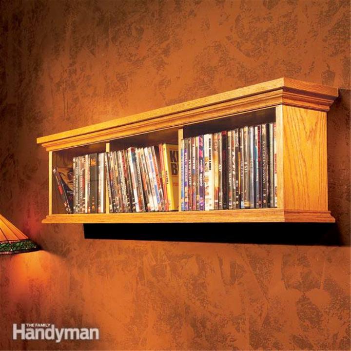 How to Build a Wall Cabinet for DVDs