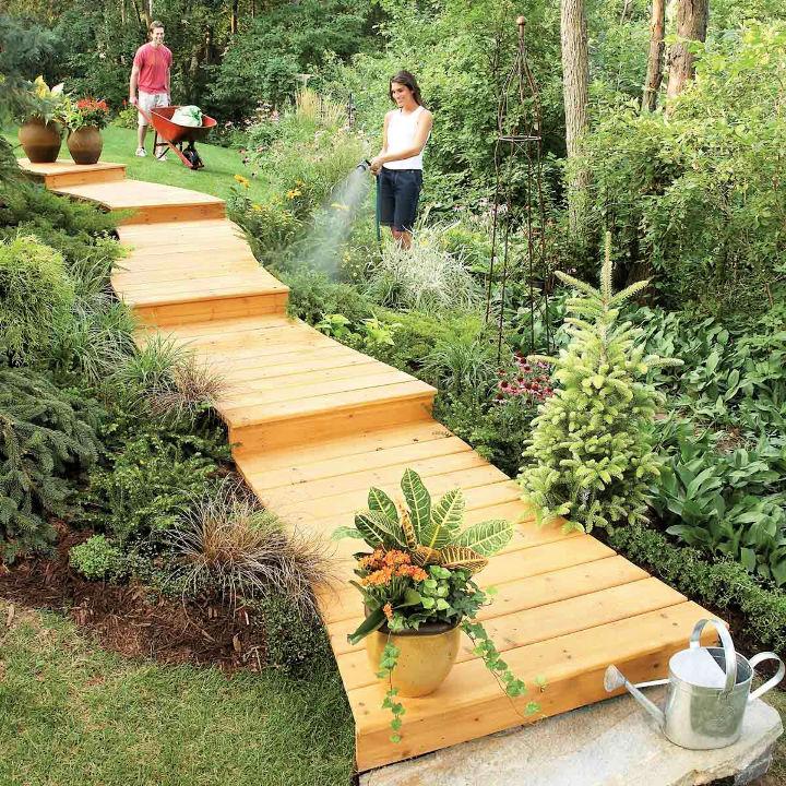 How to Build a Wooden Boardwalk