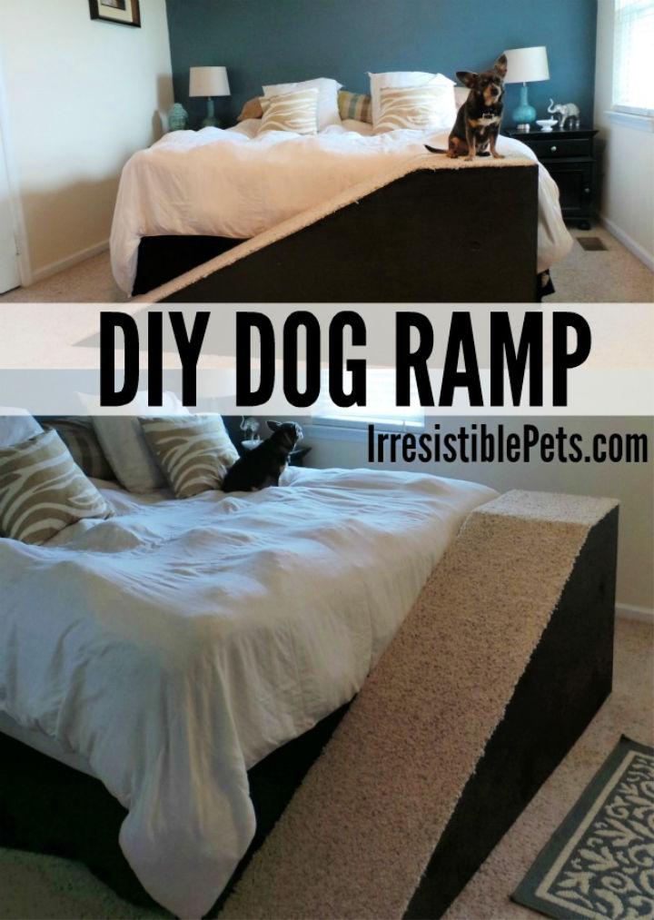 Dog ramp for high best sale bed plans