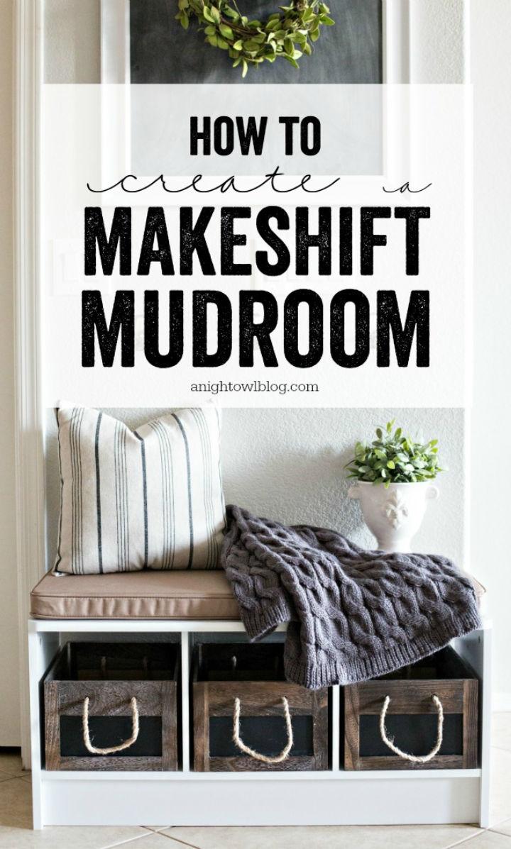 Build Your Own Makeshift Mudroom
