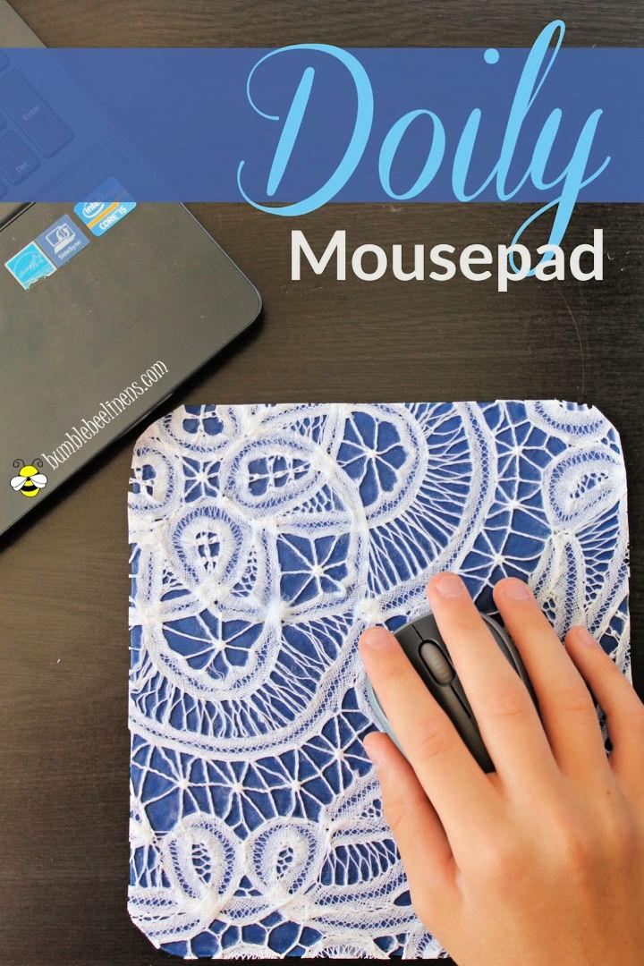 How to Make a Doily Mouse Pad