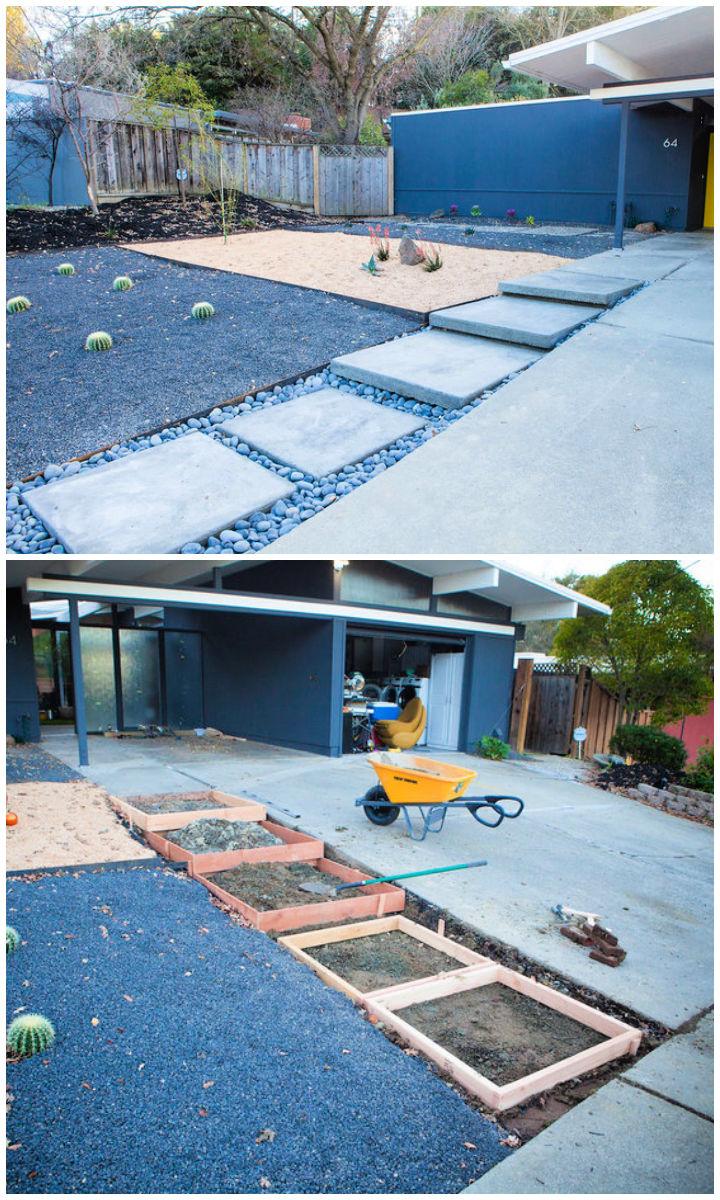 How to Make Floating Concrete Steps