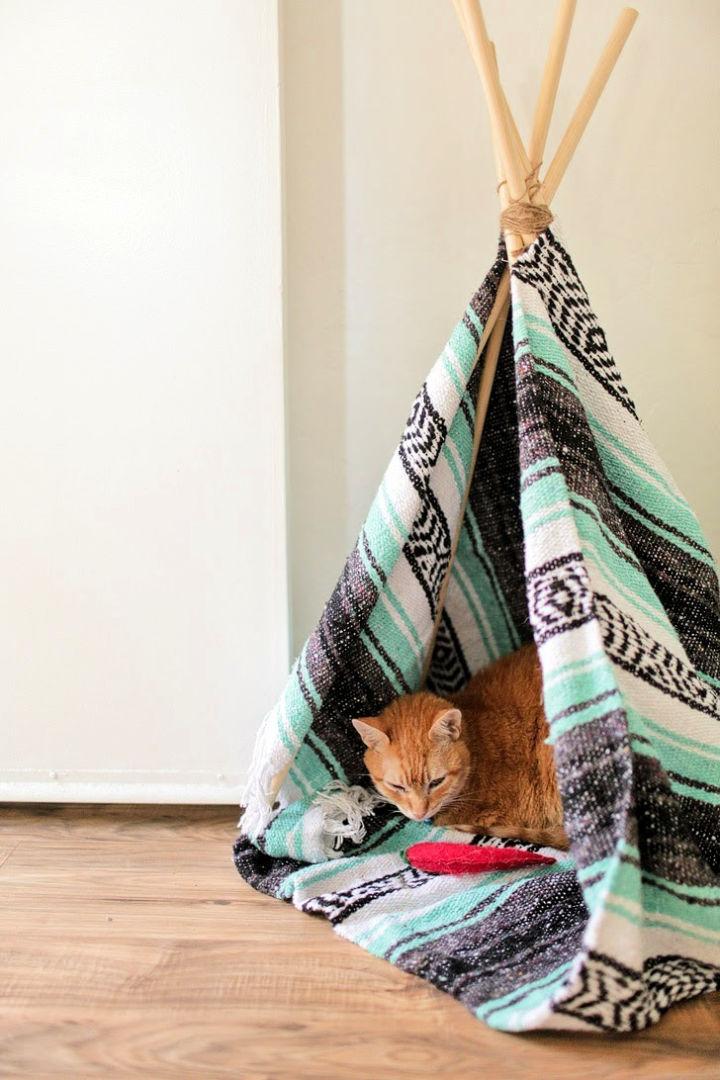 How to Make a Cat Teepee