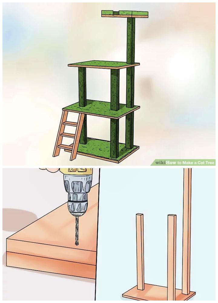 How to Make a Cat Tree - Step by Step