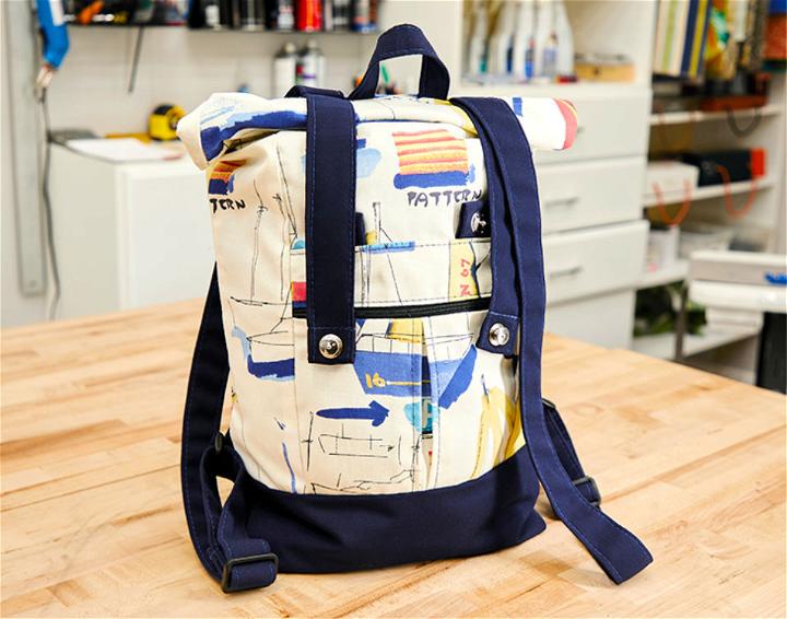 How to Make a Roll Top Backpack