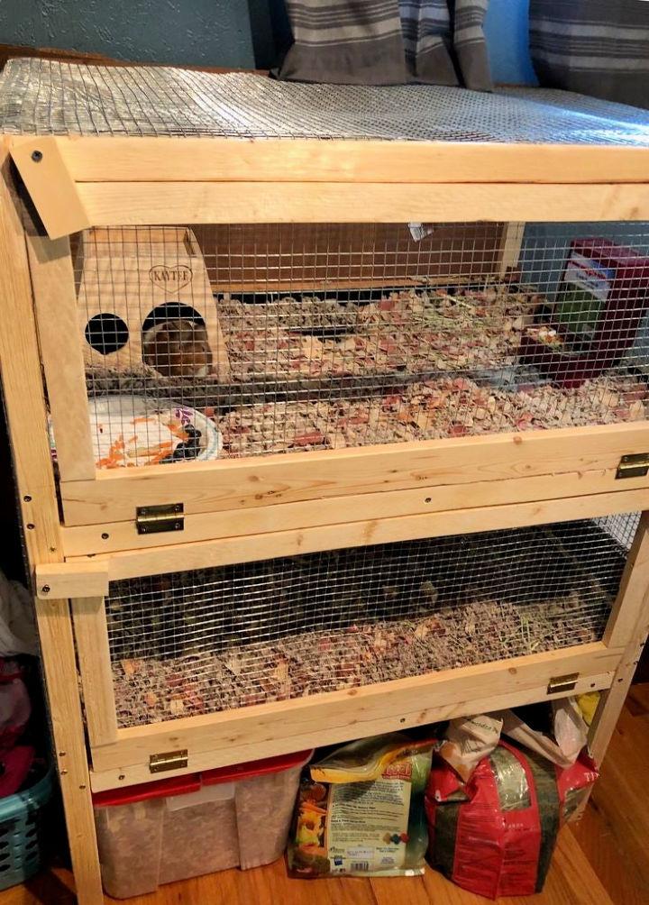 How to Make a Two Level Guinea Pig Cage