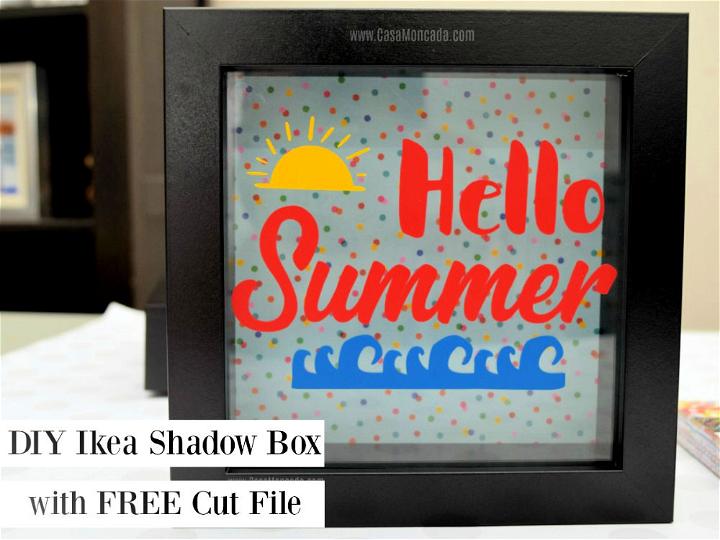 IKEA Shadow Box With Free Cut File