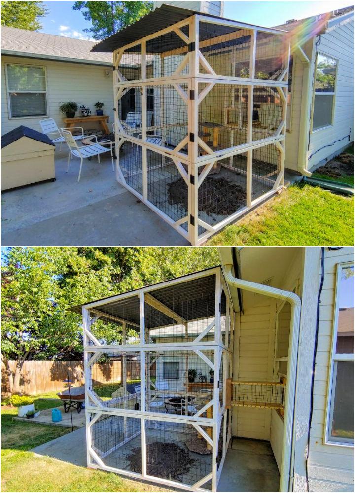 Inexpensive DIY Catio  