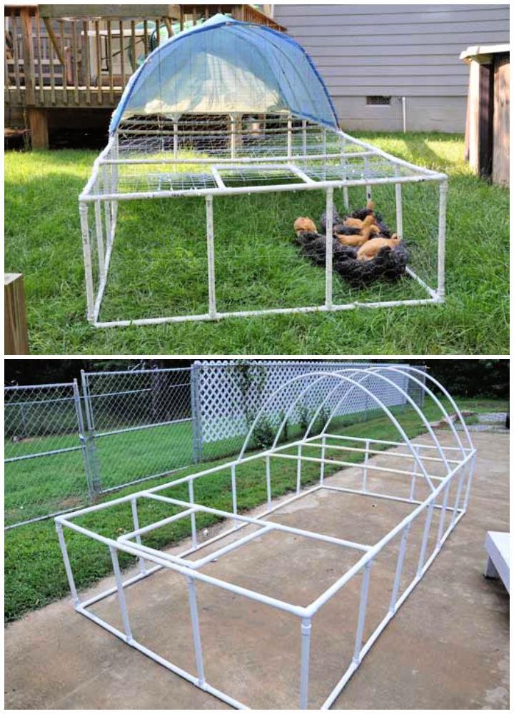 Building a PVC Pipe Chicken Tractor