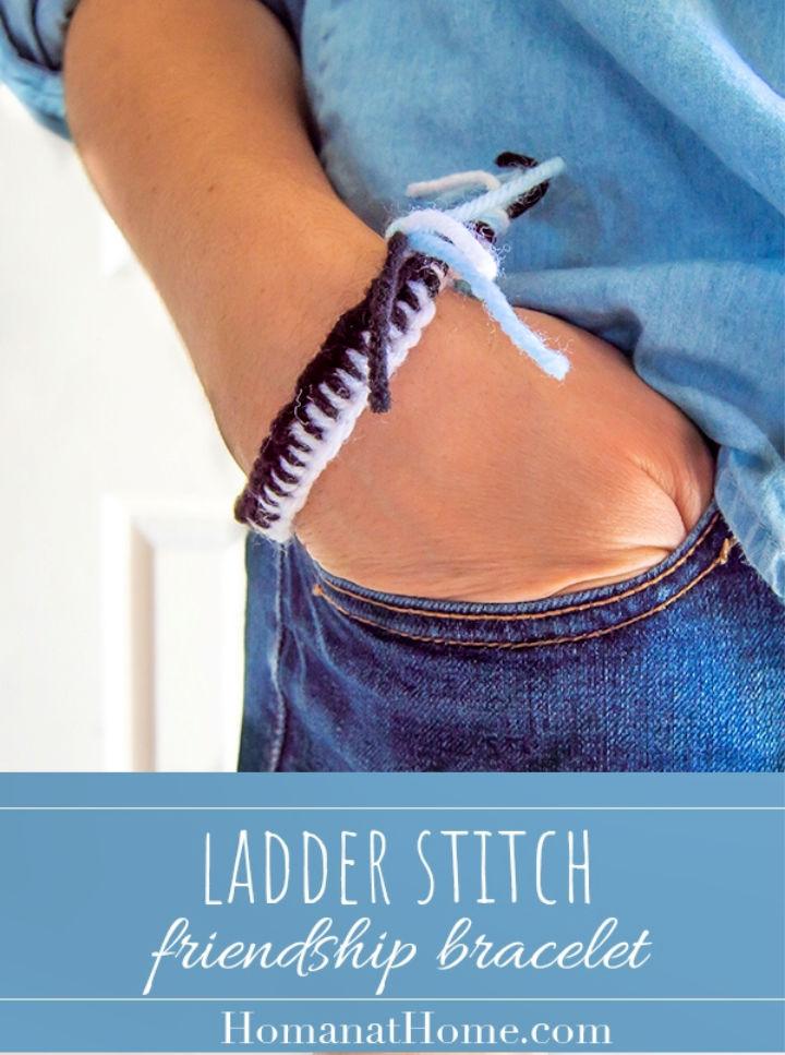 Ladder Stitch Friendship Bracelet