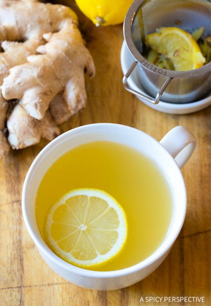 Lemon Ginger Detox Tea Recipe