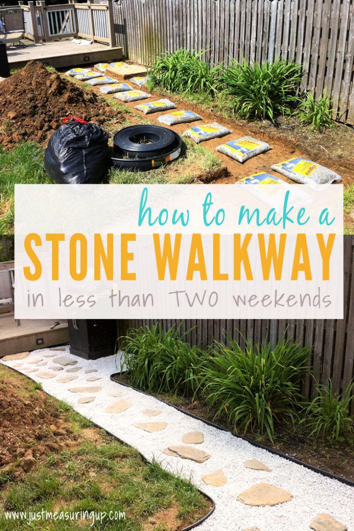 Make A Beautiful Stone Walkway