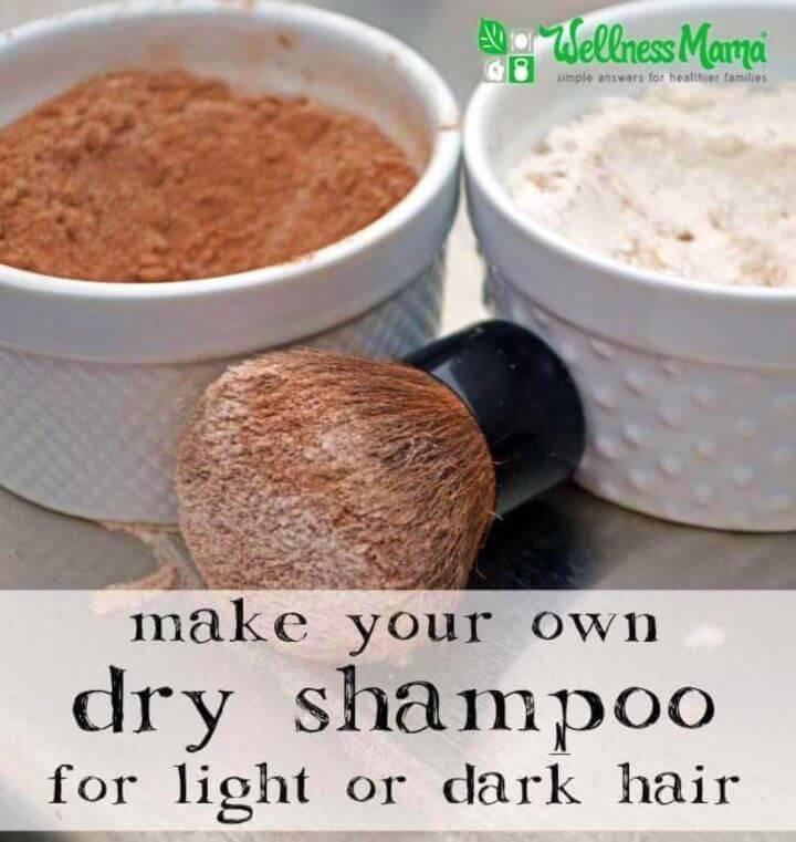 Make Dry Shampoo for Dark or Light Hair