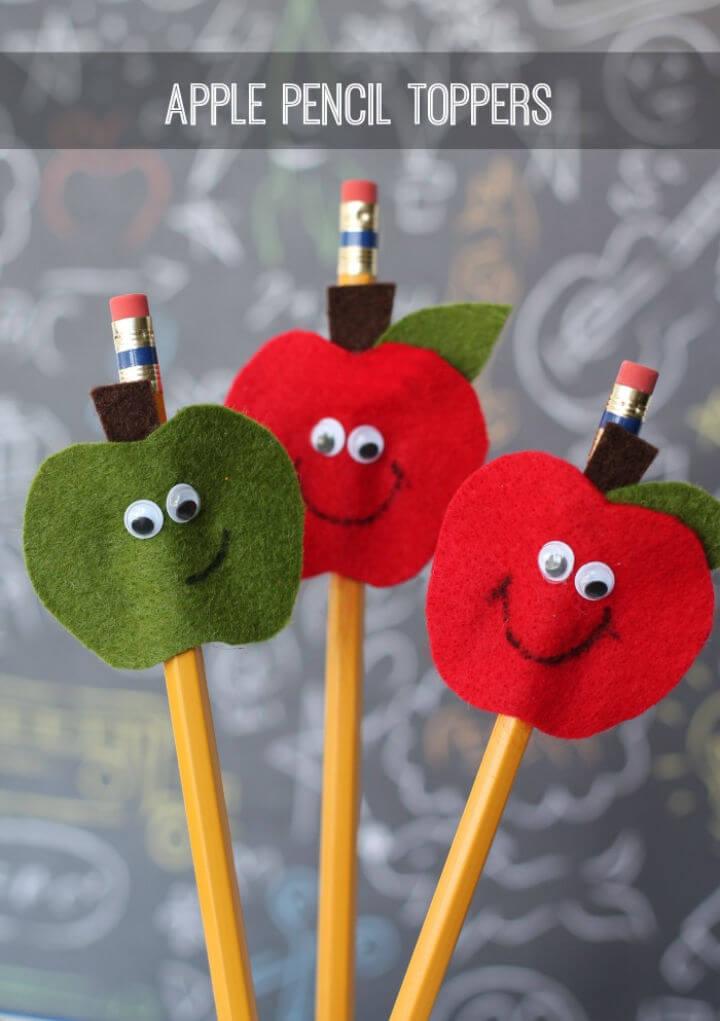 Make Your Own Apple Pencil Toppers