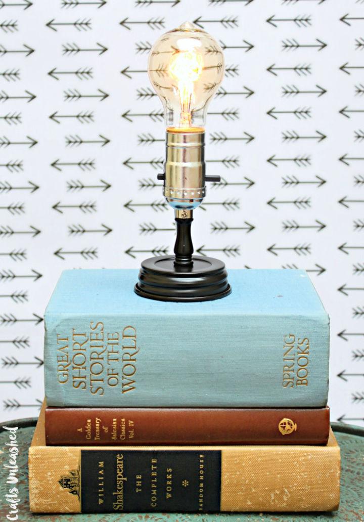 Make Your Own Book Lamp