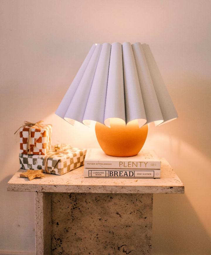 Make Your Own Fluted Lampshade