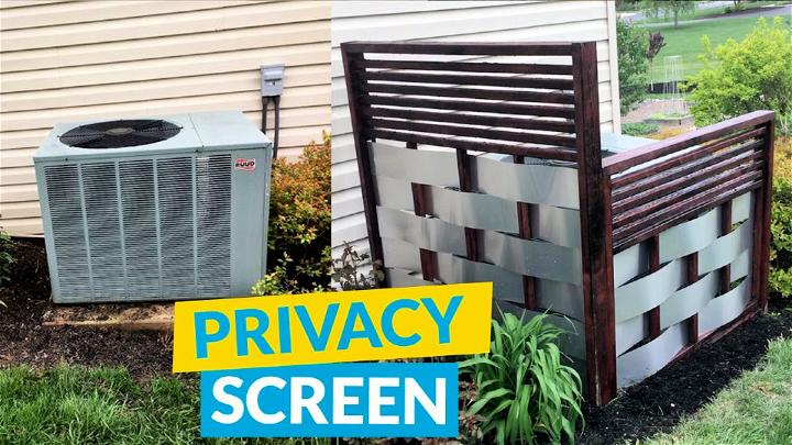 Build Your Own Privacy Screen