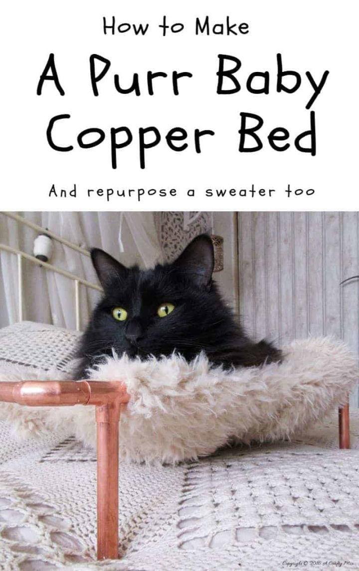 Make a Copper Pipe Cat Bed