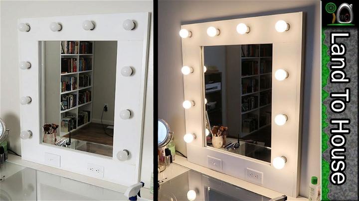 Makeup Vanity Mirror with Lights Step by Step