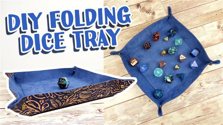 Making a Folding Dice Tray