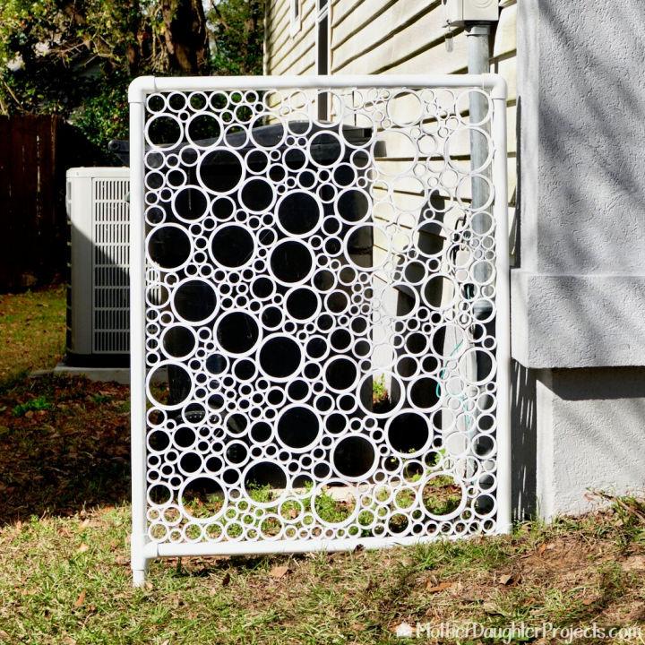 Making a Privacy Screen Out of PVC Pipe
