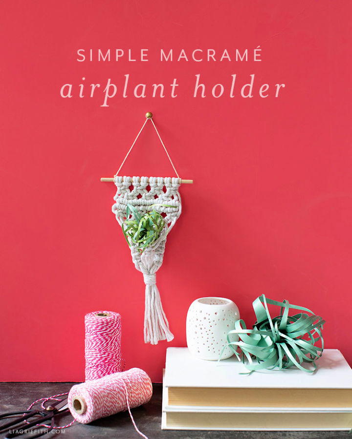 Simple Mini Macrame Air Plant Holder