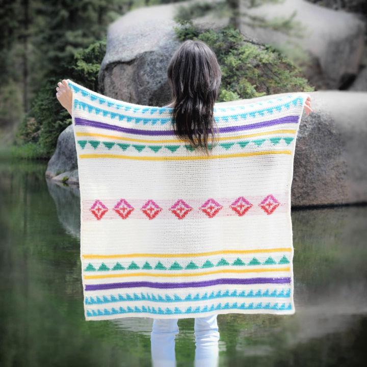 Modern Crochet Camp Blanket Pattern