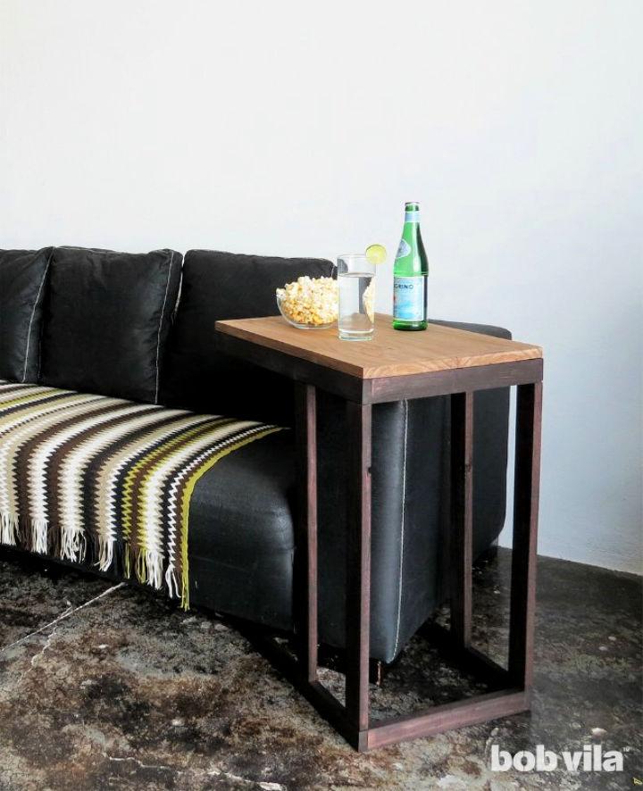 Most Convenient DIY Couch Arm Table