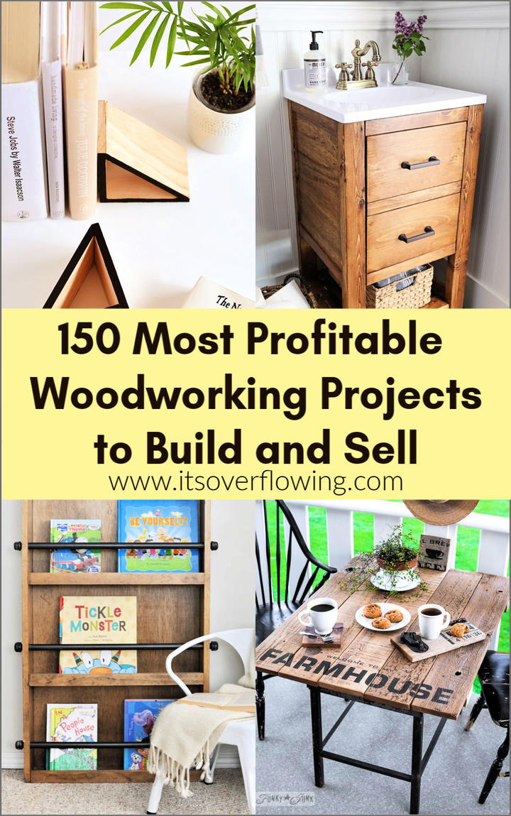 150 Small Woodworking Projects That Sell for Beginners 