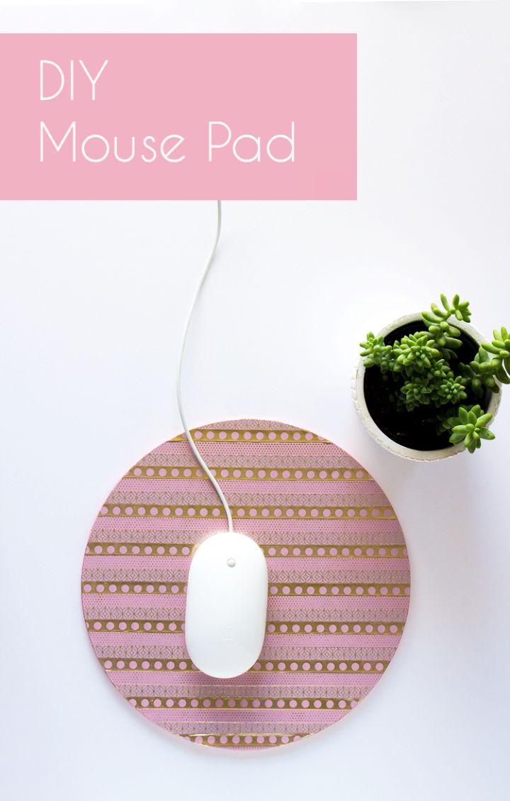 Make a Mouse Pad Using Washi Tape 