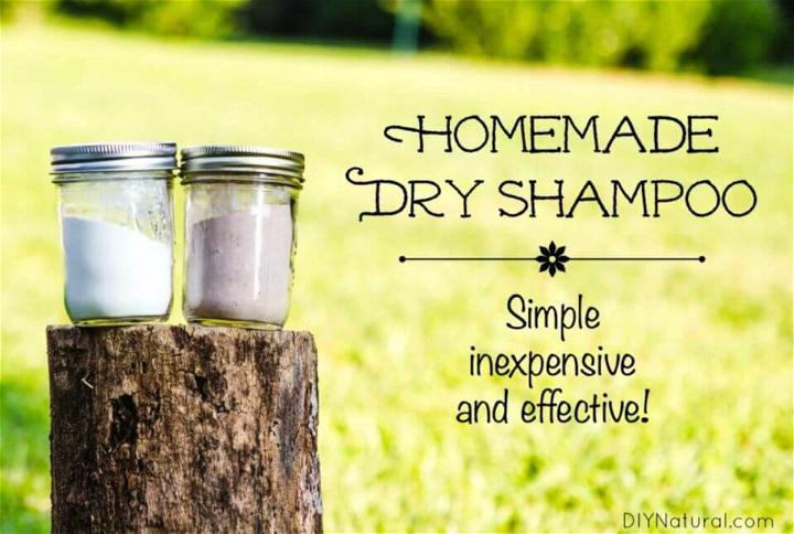 Natural Effective Homemade Dry Shampoo