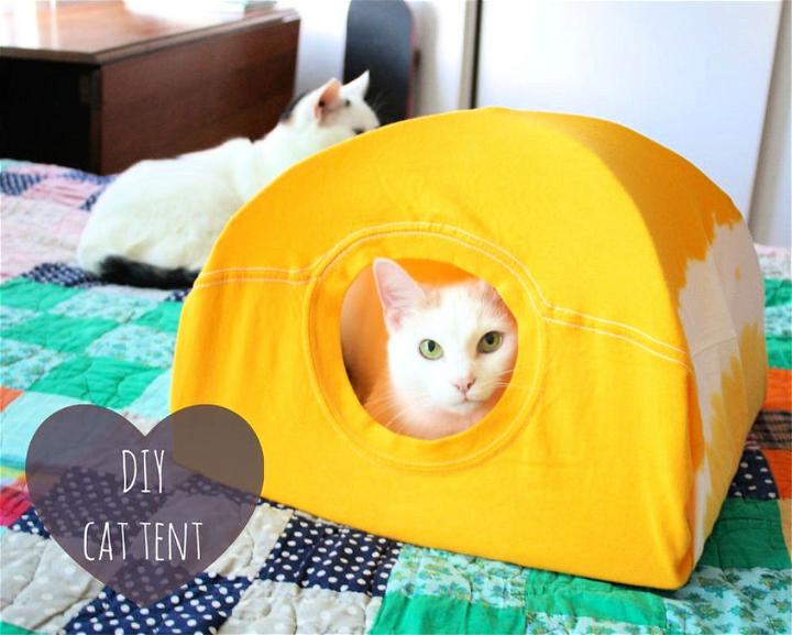 No Sew DIY Cat Bed