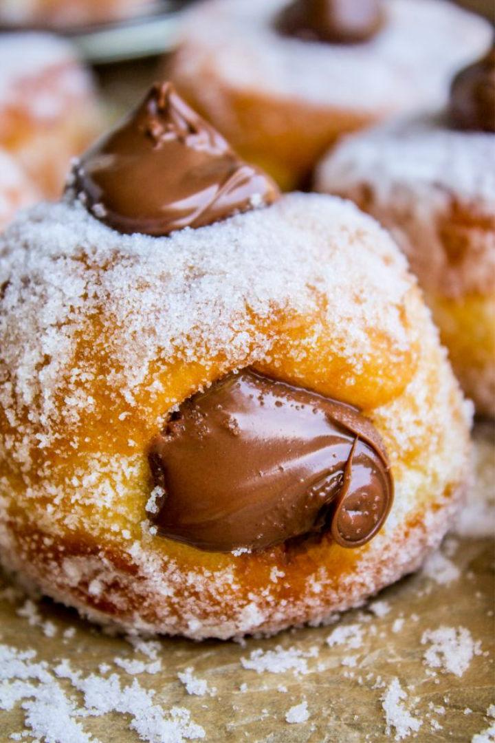 Nutella Filled Donut Recipe