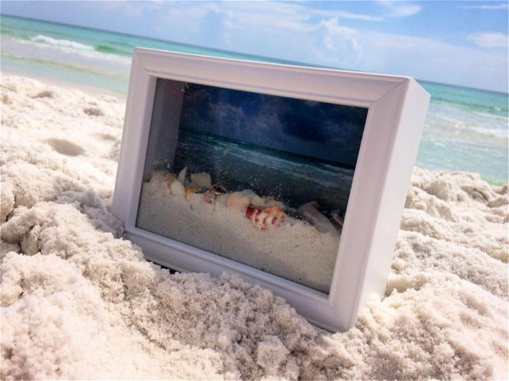 Easy DIY Ocean View Shadow Box