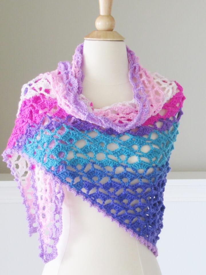 One Skein Crochet Shawl Pattern