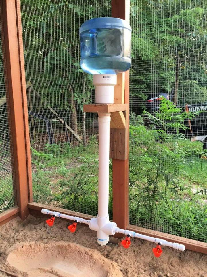 How to Make a PVC Chicken Waterer
