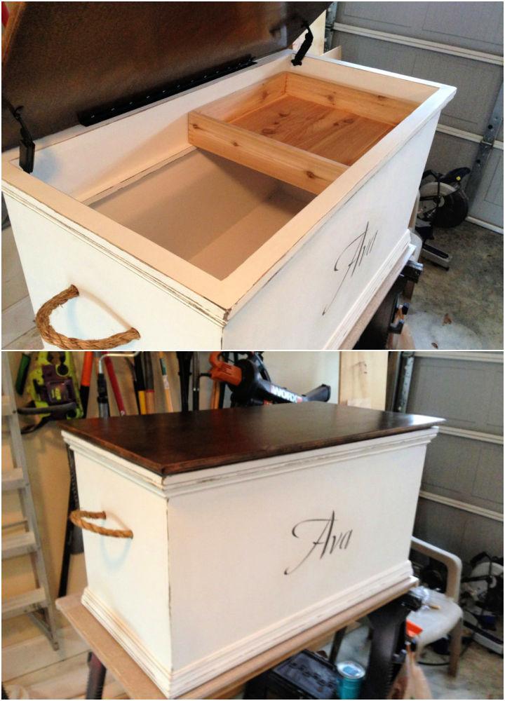 DIY Personalized Hope Blanket Chest