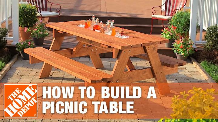 Picnic Table With Built in Cooler