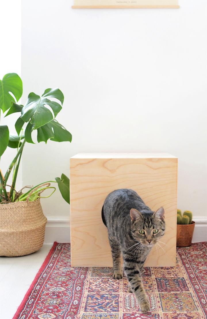 Plywood Cat House