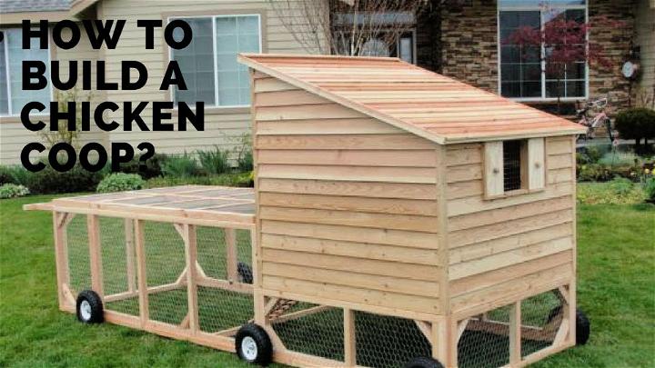 Portable Chicken Coop for 10 Chickens